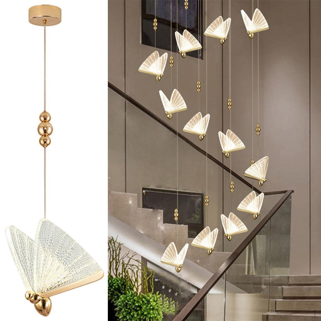 Butterfly LED Pendant Light, Hanging Chandelier Kitchen Ceiling Lamps for Bar Teahouse Bedroom