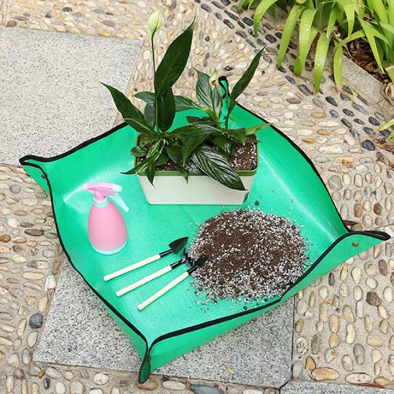 Home Gardening Supplies Planting Mat Potting Pad Foldable Garden Plant Flower Pot Reusable Transplanting Waterproof Mats