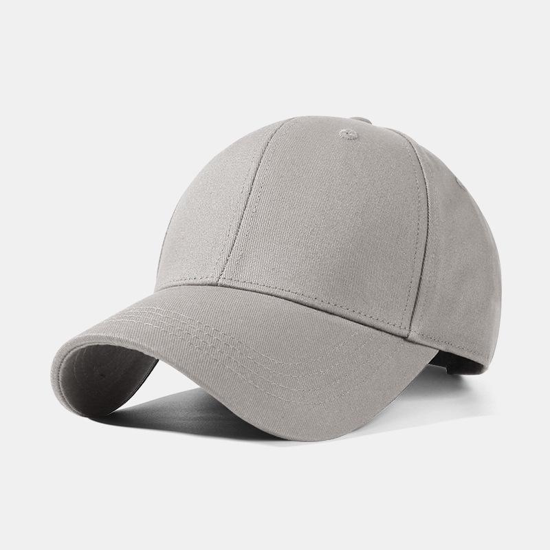 Customizable Unisex Duckbill Baseball Cap with Logo Printing & Embroidery - Versatile for All Seasons, Solid Colors Available
