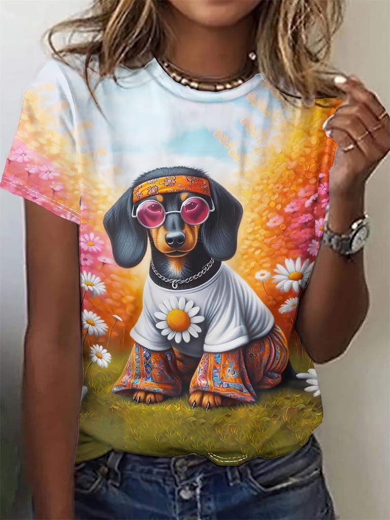 Funny Animal Women's T-Shirts 3d Print Cute Cartoon Cat Casual Short Sleeve Tshirt Fashion Top O-Neck Female Clothing