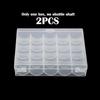 25PCS/Set Plastic Threads Bobbins Sewing Machine Spools with Storage Box for DIY Embroidery Accessories Household Sewing Tools