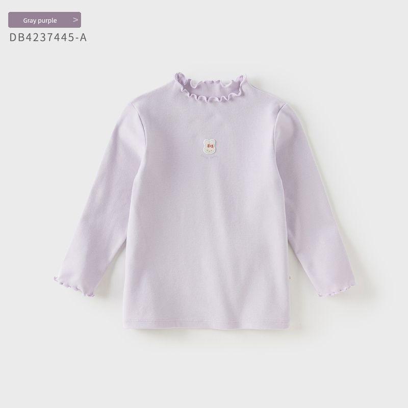 Girl Long Sleeves Baby Inner Wear Blouse Bottoming Shirt