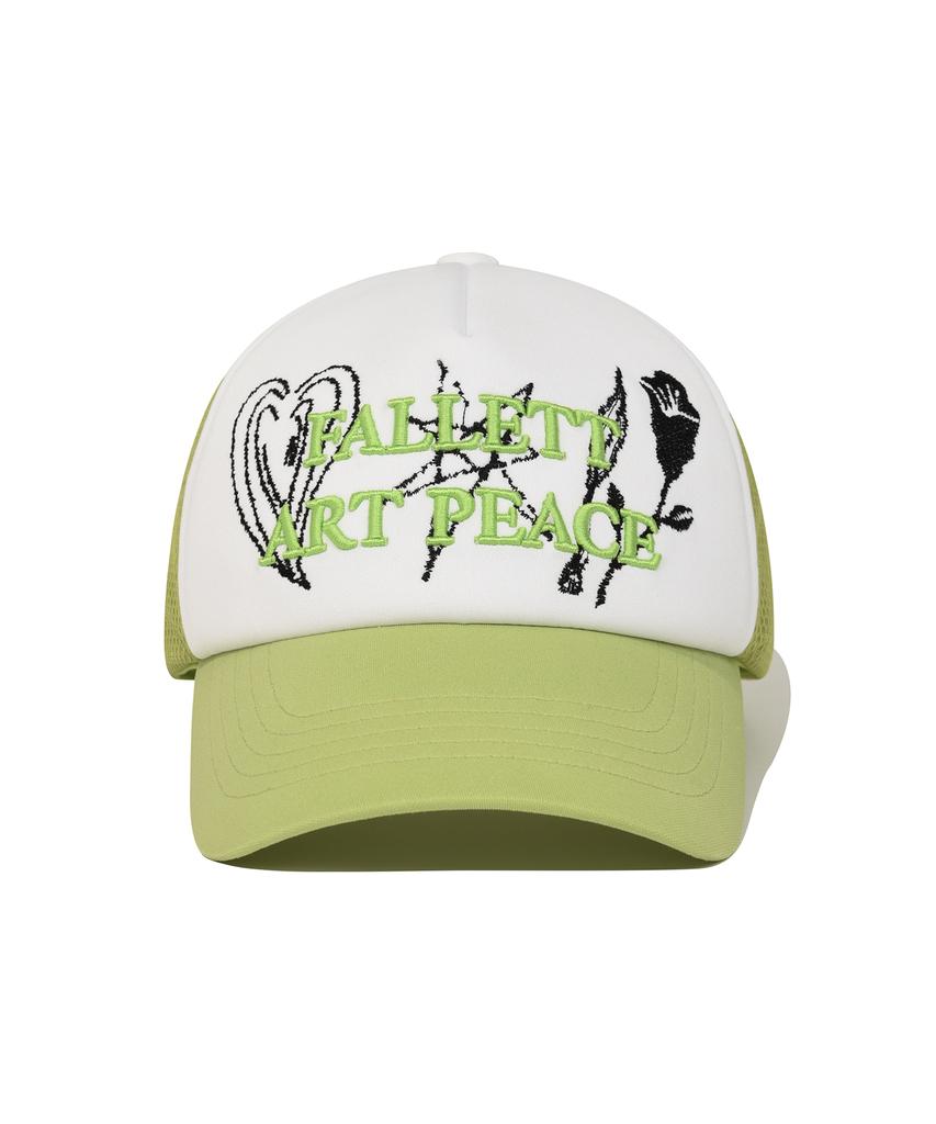 FALLETT Art Piece Mesh Cap Lime
