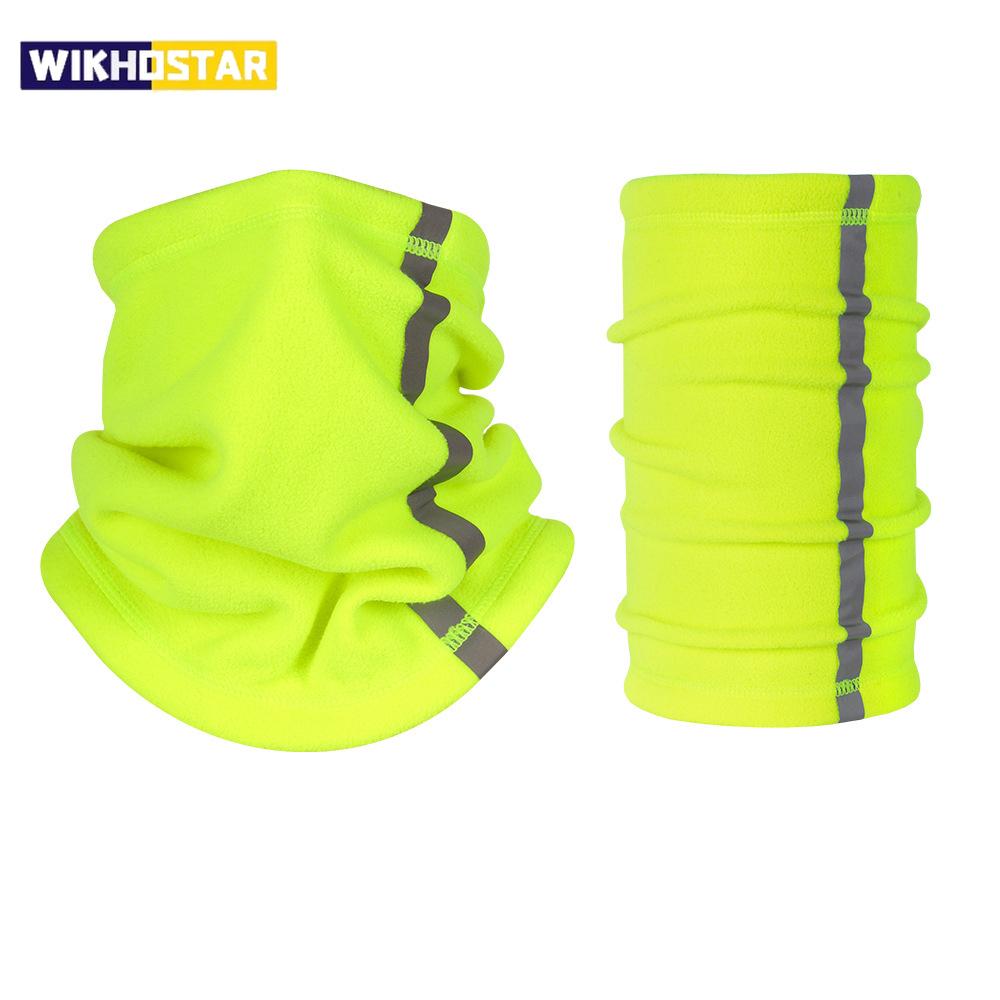 Scaldacollo Riflettente Sciarpa Multi Stagione Autunno Inverno Foulard Uomo Sci Copricollo Maschera Calda Regolabile Pile Polare Ciclismo