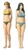 Modelkasten Fitness Kleding Set Injectieplastic 2 Figuren Inbegrepen 1/35 Model,