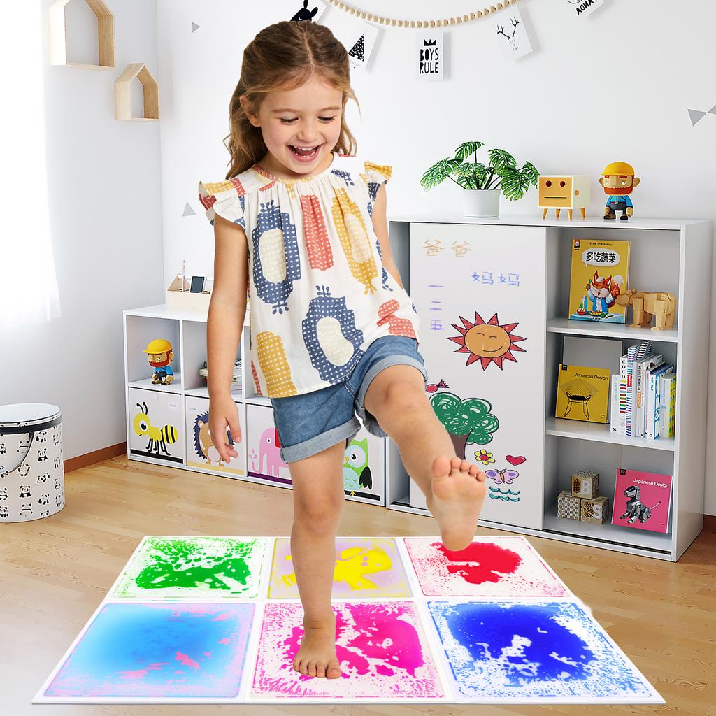 Educational Montessori Sensory Mat for Colorful Tactile Stimulation Play Carpet for Parent-child Interaction Kids