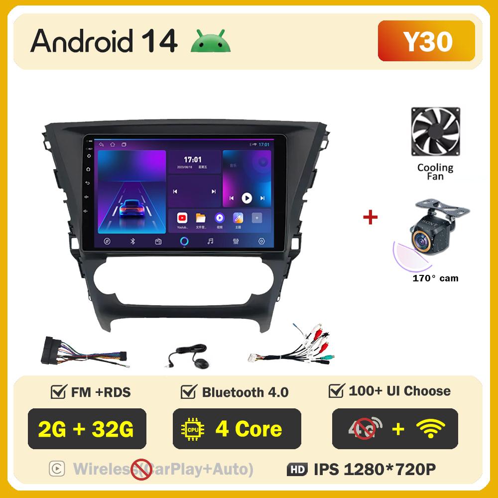 For Toyota Avensis 2018-2020 Car Radio Player Car Carplay Screen Autoradio Mirror Link Car Intelligent Systems Touch Screen RDS