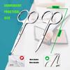 Eyebrow and Nose Hair Scissors, Comfort-Grip Handles, Facial Hair Grooming, Eyebrow, Nose, Mustache, Beard