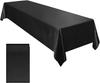 Solid Color Satin Tablecloth High-Density Locking Edge Wedding Restaurant Home Desktop Decorative Tablecloth