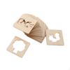 20x Drawing Stencils Wood Sturdy Crafts Portable Compact Educational Painting Templates DIY