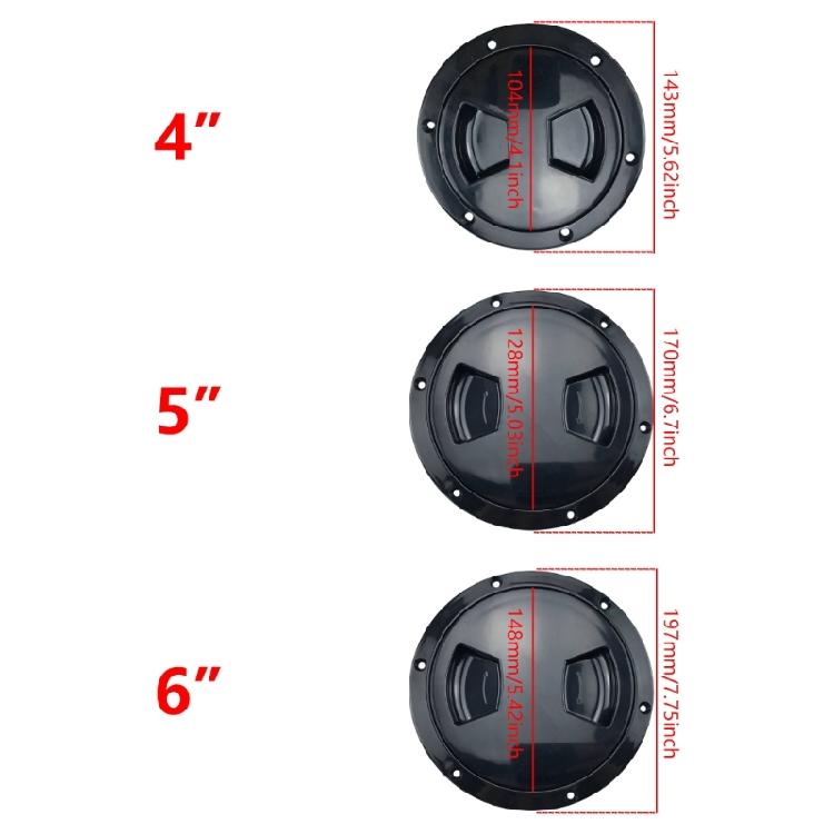 Boat Hatches Circular Nonslip Inspection Hatches Boat Detachable Deck Hatches Cover Boat Parts for Marine Yacht