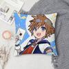 S-Sora K-Kingdom H-Hearts Pillow Case for Sofa Living Room Home office Decor Protective Cover
