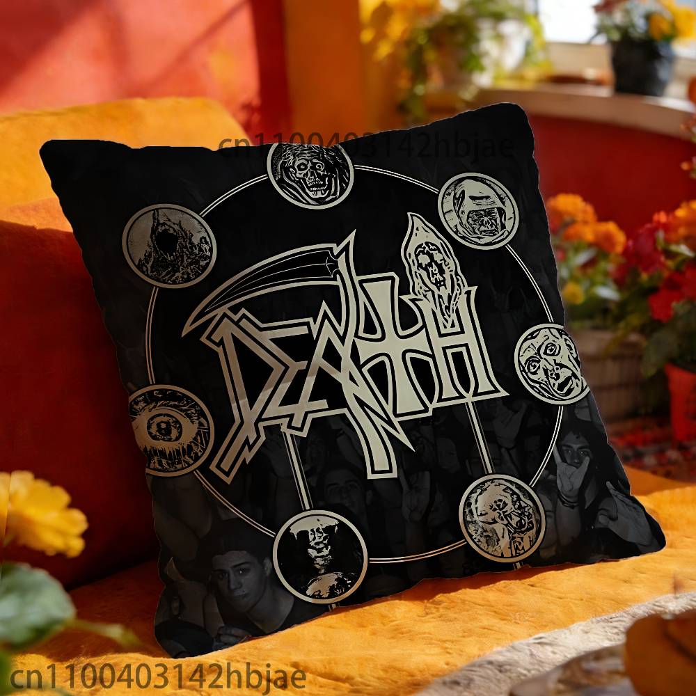 Band-D-deathS Pillowcases Bedroom Living Room Sofa Home Decor Polyester Cushion Cover with Zipper
