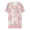 Summer Knitted Ice Silk T-shirt for Middle-Aged and Elderly Women - 2026 Collection