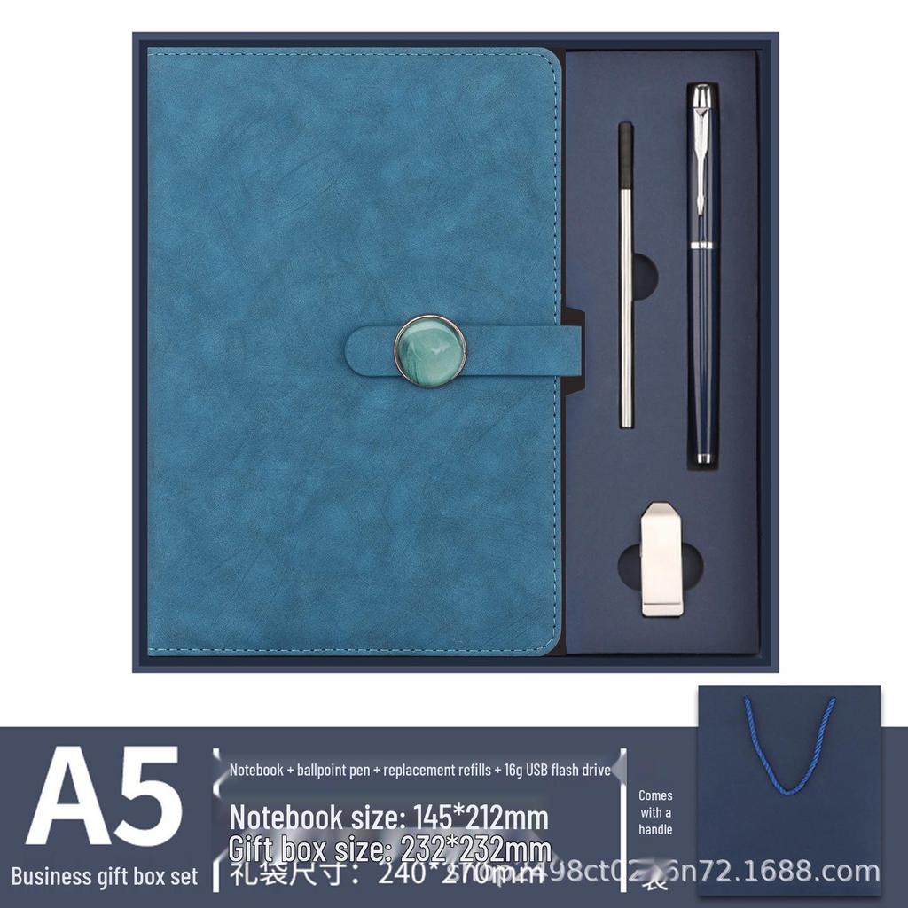 High-Grade Customizable Business Notebook Gift Set with Logo Printing