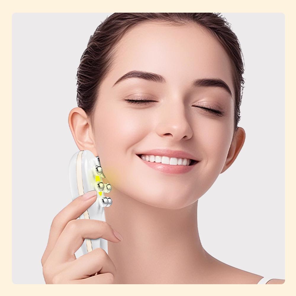 EMS Electric Nose Liftingaction Massage V Facial Lifting Massager LED Light Therapy Eye Relaxation Vibration Massager Nose Bridge Shape