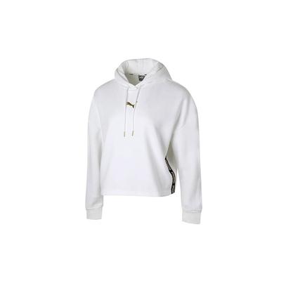Comfortable Athletic Casual Hoodie Women Tops White 587148-02