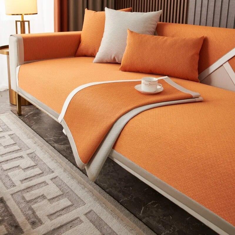 

Универсальный чехол для дивана, четыре сезона, спинка дивана для гостиной, подлокотники, однотонные нескользящие подушки для мебели, защита от пыли 70x70cm 1pcs