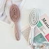 Candy Color Oval Hairbrush for Voluminous and Shiny Hair - Detangling Comb for All Hair Types