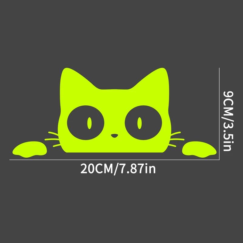 Peeking Cat Animal Car Styling Auto Window Durable Stickers Automobile Body Trunk Bumper Funny Decals  Car Accessories