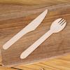 100Pcs Disposable Mini Wooden Spoon Fruit Dessert Forks Spoons Ice Cream Spoon Western Wedding Party Tableware Kitchen Accessory