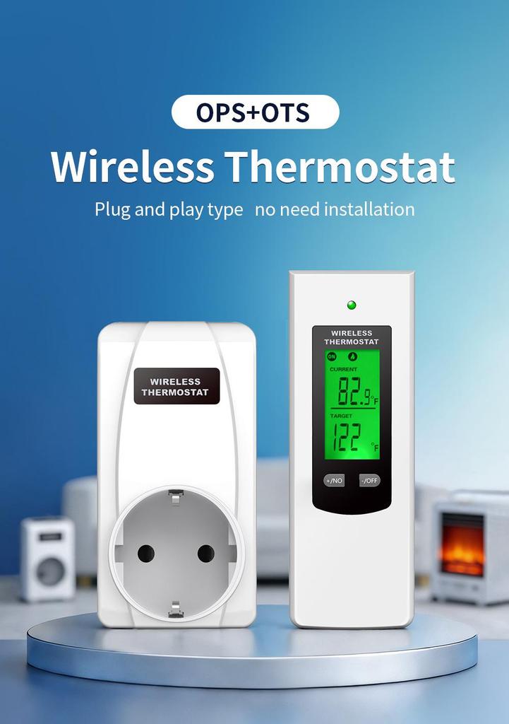 Smart Wireless Temperature Control Plug: European, British & American Standards