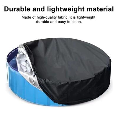 Yousheng Foldable Pool Cover Round Pool Protection Cover with Drawstring Waterproof Dustproof Pool Protector for Above Ground Pools