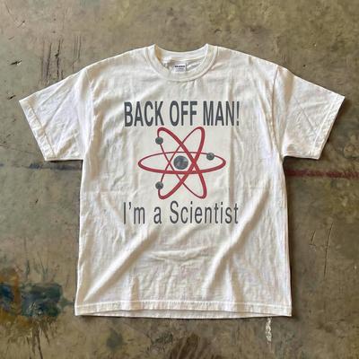 Back Off Man Im a Scientist T-Shirt | Atom Graphic, Science Humor