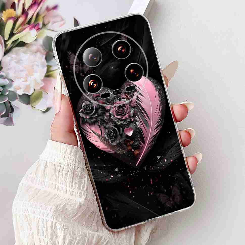 Case For Xiaomi 14 Ultra Butterfly Silicone Soft Phone Cover For Xiaomi Mi 14 Mi14 Ultra Shockproof Back Fundas Xiaomi 14Ultra