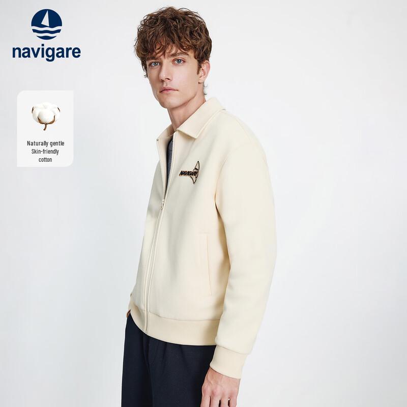 Navigare Men's Retro Lapel Cardigan Jacket