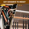 Wood Belt Rack Hanger Set Multipurpose Clothes Underwear Tie Belt Hanger 13 Hook Space Saving Wardrobe Organizer