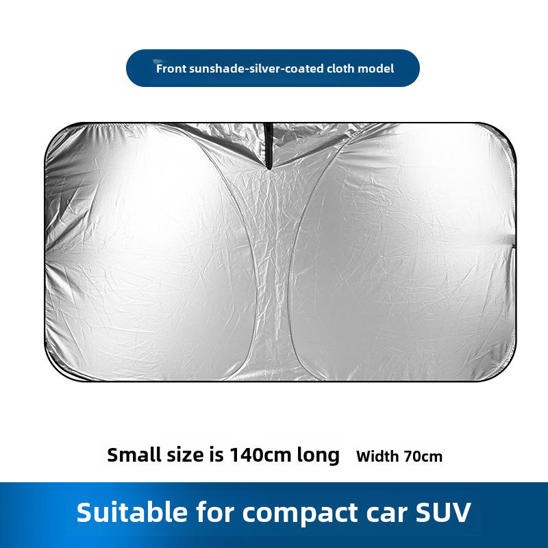 Universal Titan Silber Laser Auto Sonnenschutz - Wärmeisolierung & Sonnenschutz