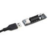 Graphics Cards Connector MINI PCI-E to PCI-E X1 Card Extension Port Adapter Riser Card with 30cm USB 3.0 Cable Durable