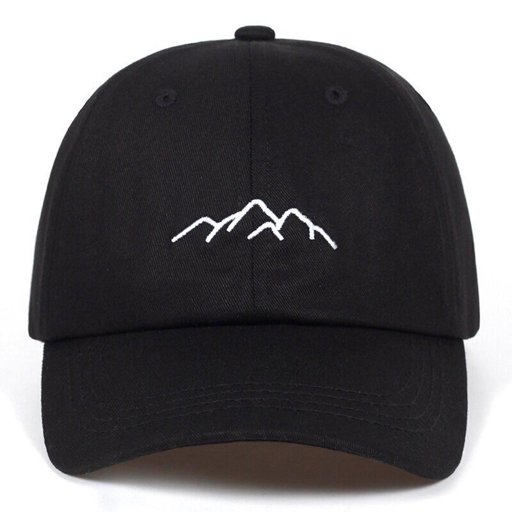 Unisex Simple Mountains Embroidery Baseball Caps Spring and Autumn Outdoor Adjustable Casual Hats Sunscreen Hat