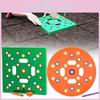 Versatile Round Planting Template Set For Efficient Gardening With Durable Plastic Design