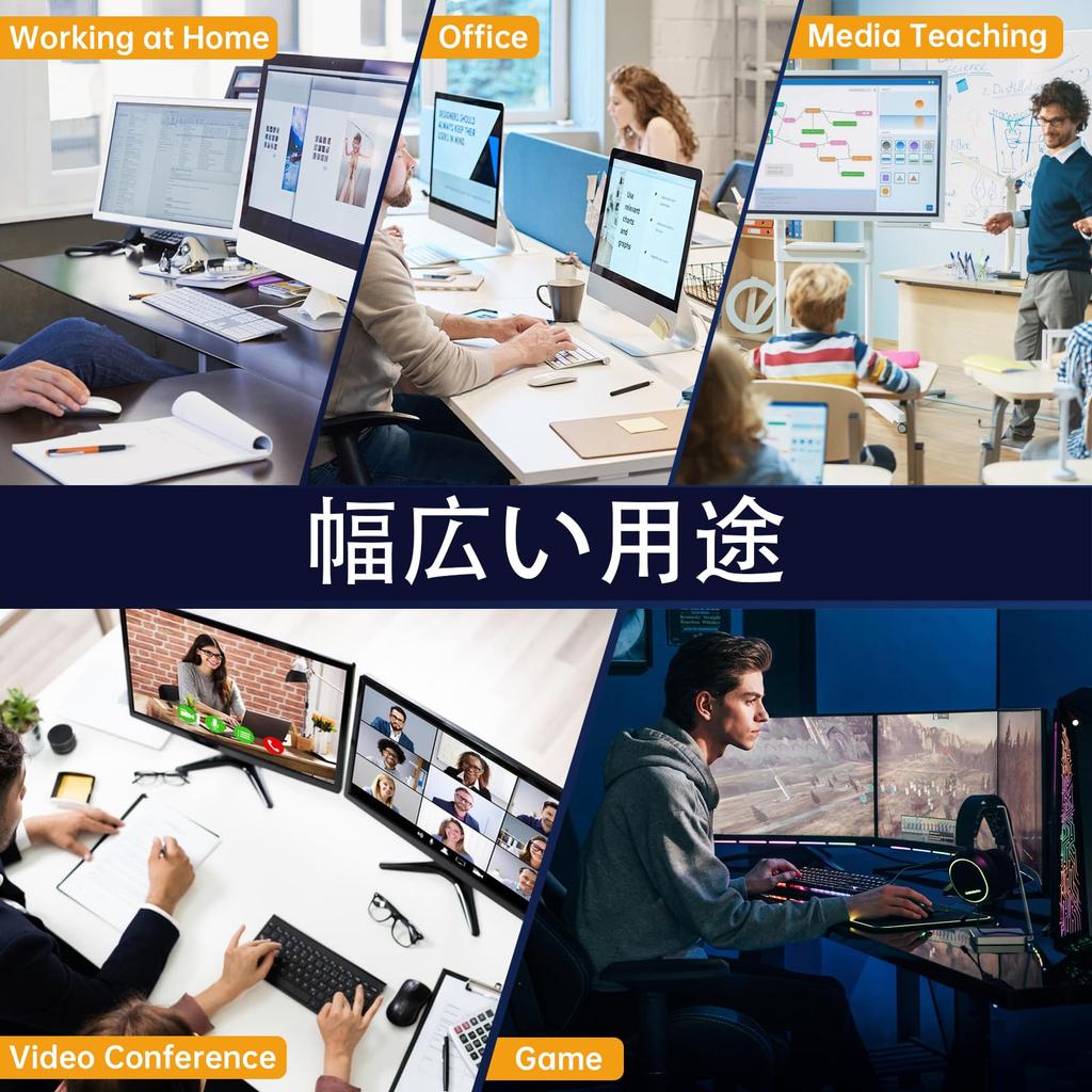 8K KVM Switch for 4 PCs and 3 Monitors, Mirror/Extended Mode, HDMI + DP Ports (8K@30Hz/4K@144Hz), USB 3.0 Ports, Supports 4 PCs and 3 Displays, Shares