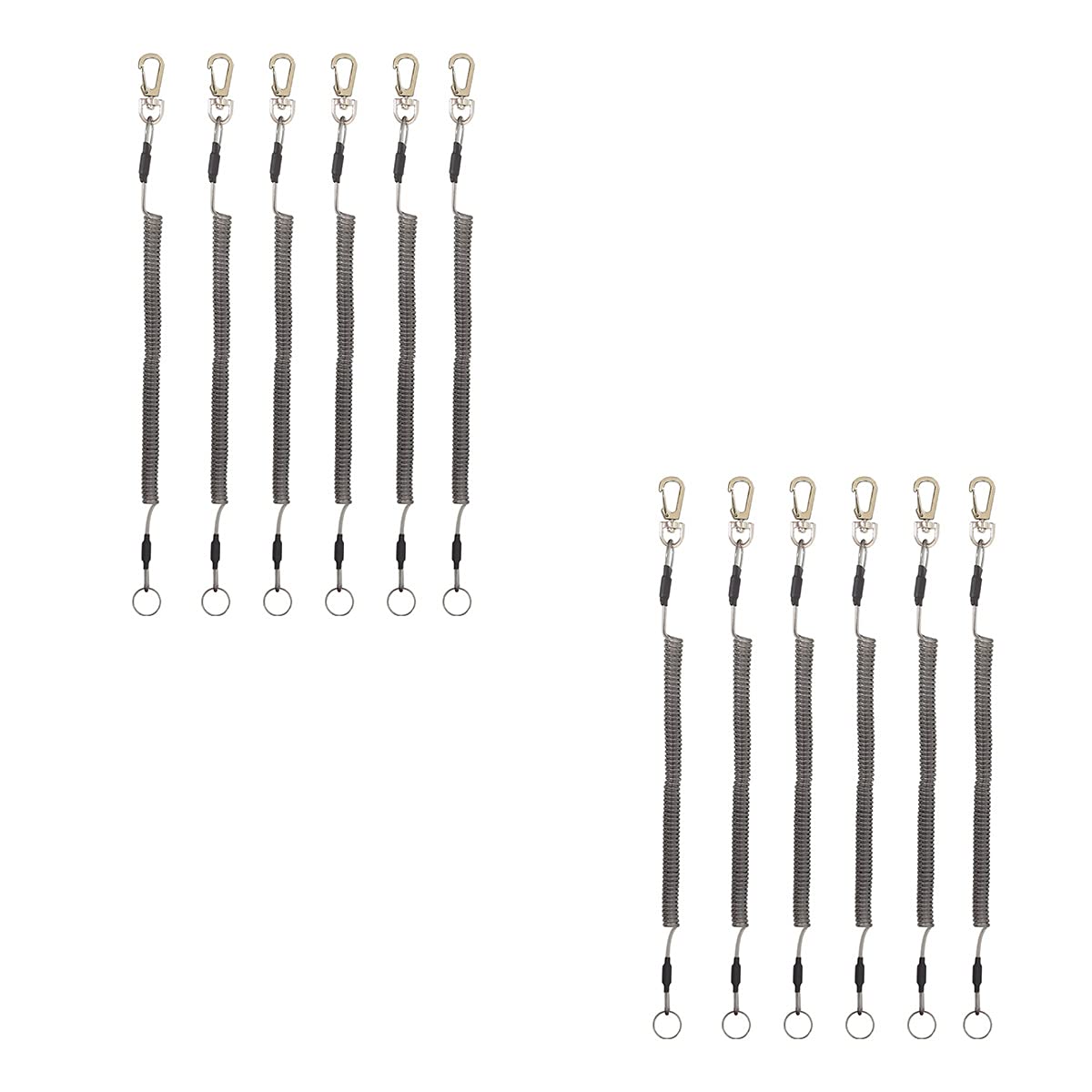 

Orurudo Fishing Tackle Fishing Spiral Cord Set (Clear Black Set of 12) qb500135a21n0