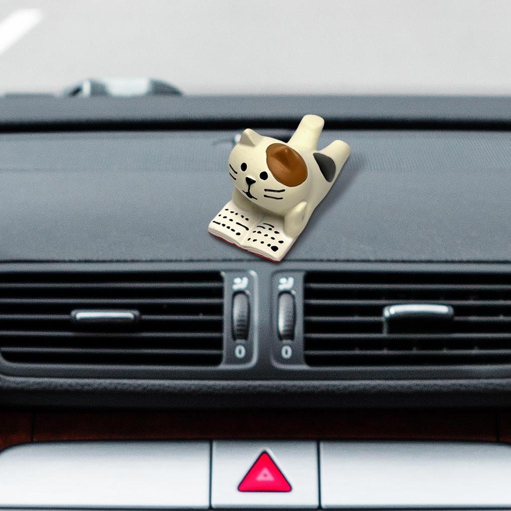 Cat Car Dashboard Decoration, Cat Figure Car Decoration | Resin Cat Figurine for Car