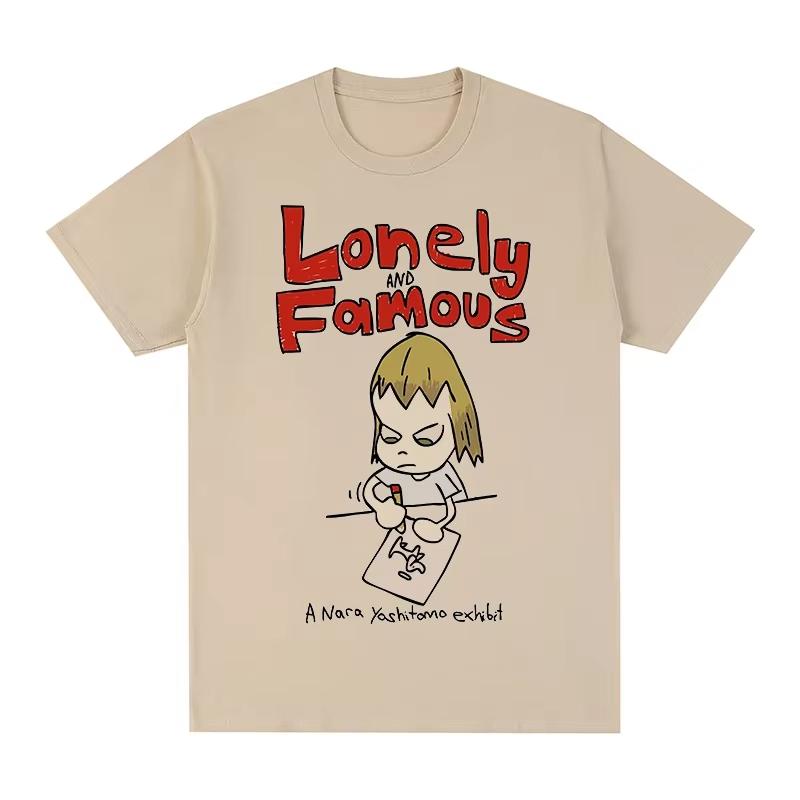 

Yoshitomo Nara Lonely and Famous Tshirt Cotton Unisex T Shirt New TEE TSHIRT Womens Tops 4XL