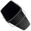 KADAX 12L Trash Can Waste Container Black with Handle Bucket