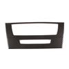 For BMW 3 Series E90 E92 E93 2005-2012 ABS Car Styling Center Console CD Volume Control Panel Frame Carbon Fiber Texture Trim