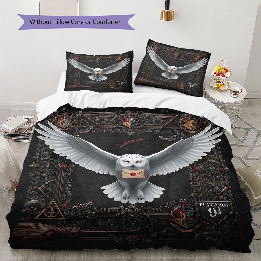 Hathaway Pattern Bedding Quilt Set Quilt Cover Pillowcase Home Decoration Birthday Gift (1 * duvet cover + 2 * pillowcase, without core)