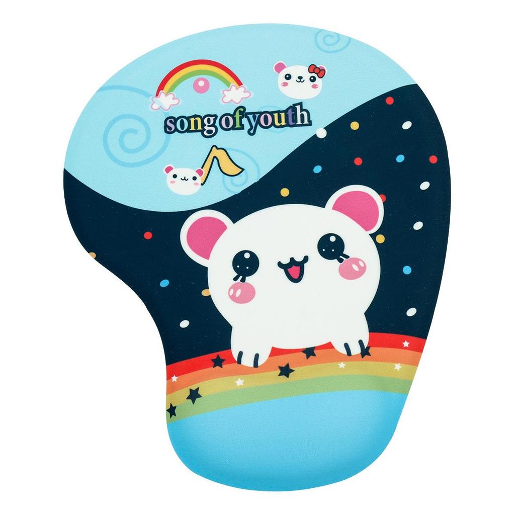 Creative Cartoon Silicone Wrist Rest Mouse Pad & Keyboard Hand Rest - Cute Desk Mat