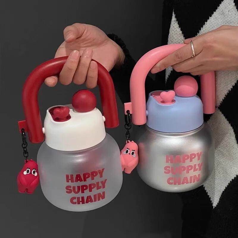 Junshe SW 800ml Portable Dual-Drink Water Bottle