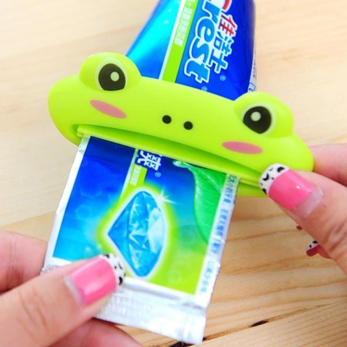 Press Tube Dispenser Toothpaste Cream Tool Squeezer Colors Cartoon