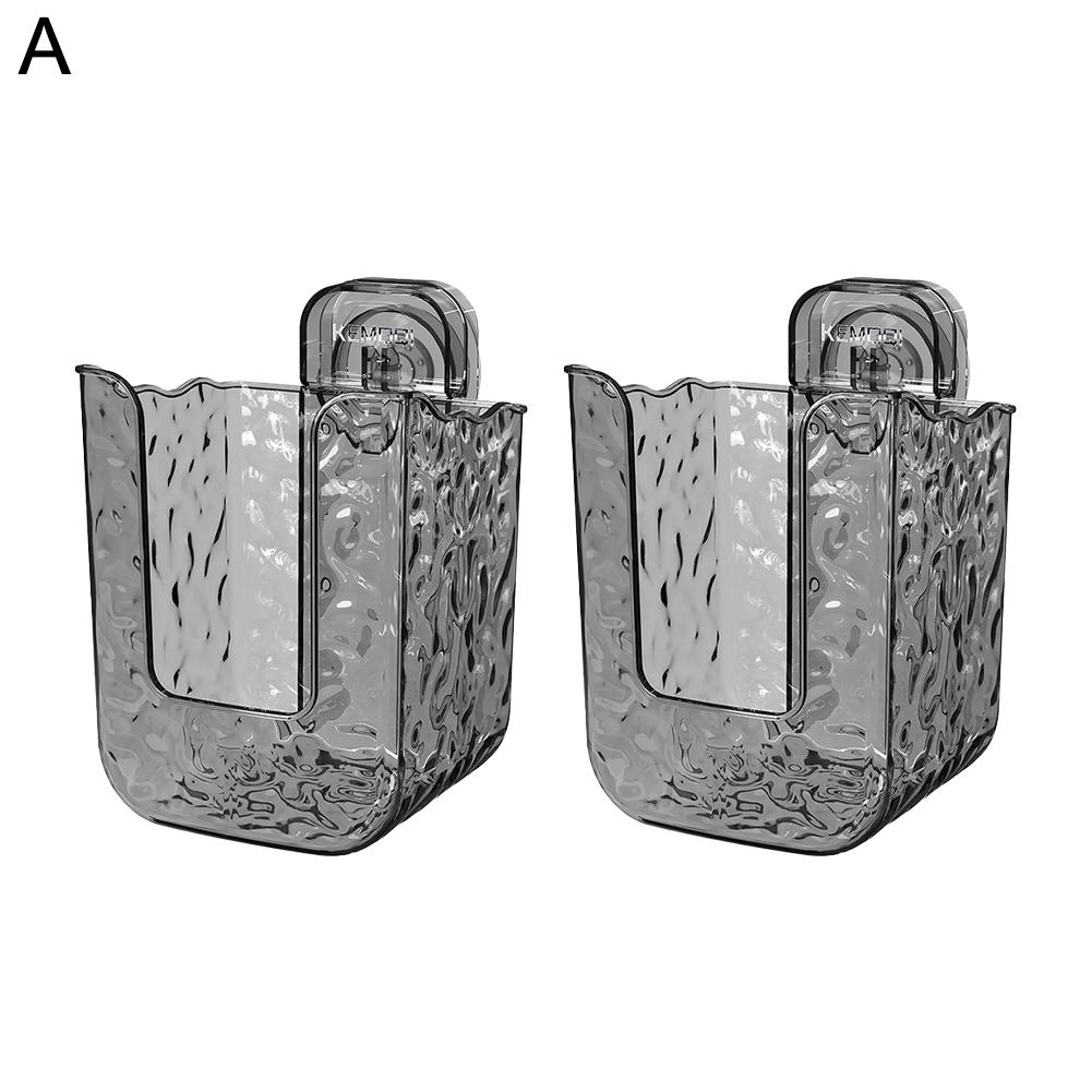 Waterproof Wet Wipes Box Punch-Free Tissue Box Suction Cup Bathroom Accessories Tissue Storage Box Transparent