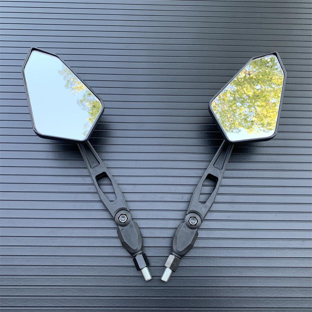 10mm Universal Motorcycle Handlebar Rear View Side Mirror for Suzuki SV1000 for Honda Cafe Racer for BMW Motorcycle Accessories
