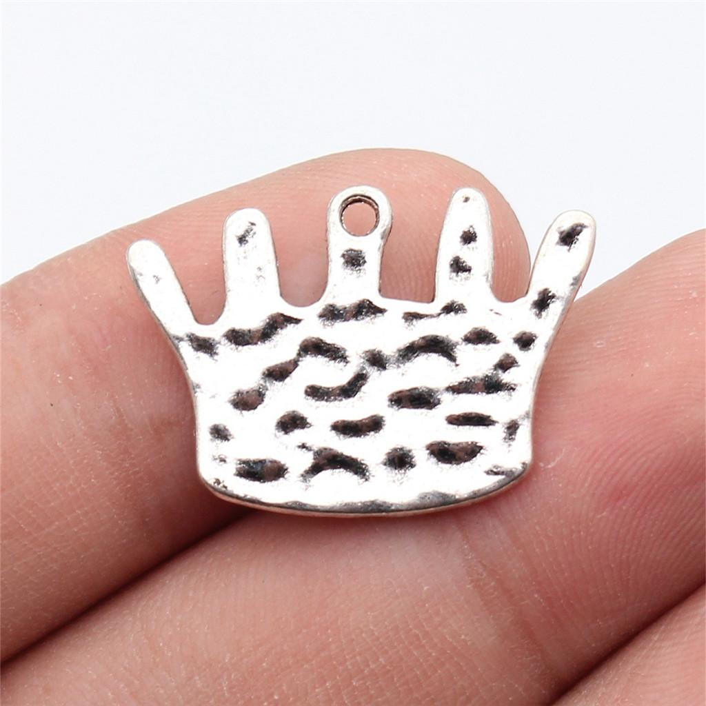 Crowns Royalty Princess Tiara Charm Antique Bronze Zinc Alloy Jewelry Making Supplies for Girls Metal Charms New Arrival