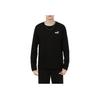 Puma Nadruk z logo Trening Sport Oddychający Długi Rękaw Okrągły Dekolt Męskie Topy Czarny 589027-01