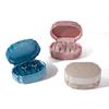 Compact Jewelry Box With Composite Material For Earrings And Ring Display